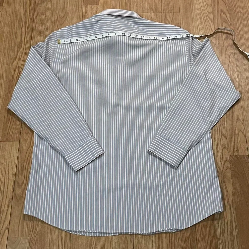 Banana Republic Men’s XL Long Sleeve Button Down Shirt Non-Iron Slim Fit Striped